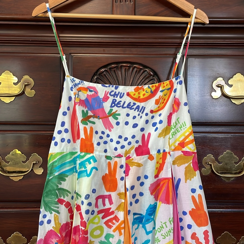 FARM Rio Colorful Panel Maxi Dress - Picture 5 of 11